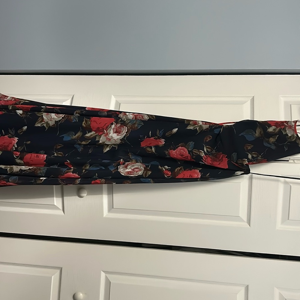 Lulus Long Floral cocktail Dress